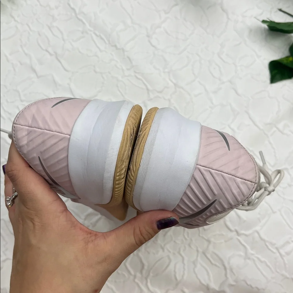 Nike Trainers Pink and White Sneakers